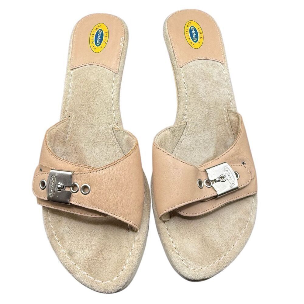 Dr. Scholls Willow Tan Slip-On Leather Shoe Sz. 8 Hard to Find